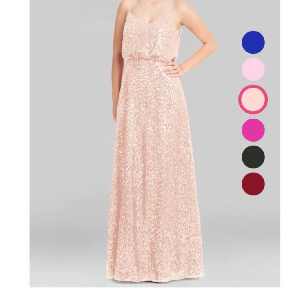 Sequin Floor Length Dress
